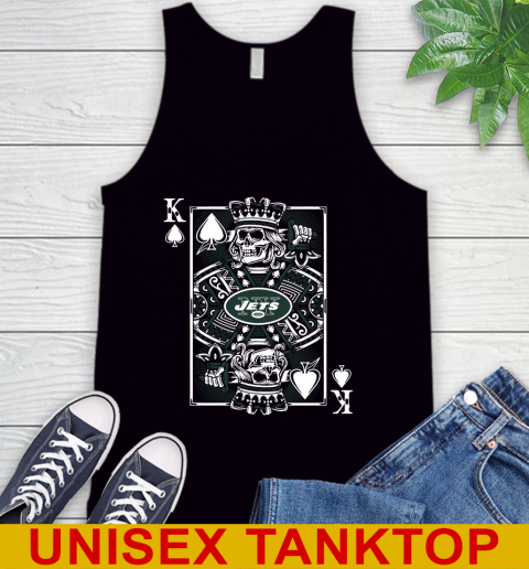 New York Jets NFL Football The King Of Spades Death Cards Shirt Tank Top