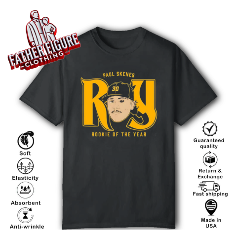 Pittsburgh Pirates Paul Skenes rookie of the year T-Shirt