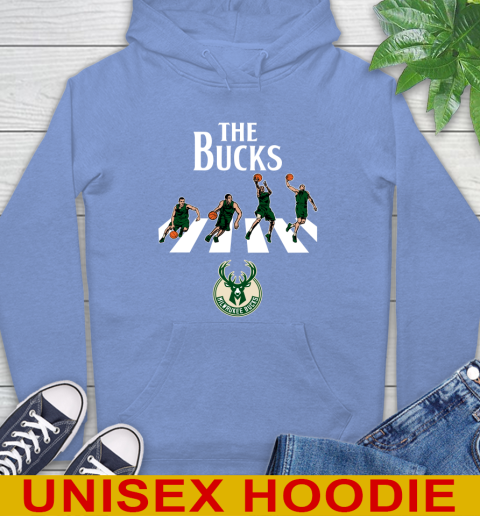 NBA Basketball Milwaukee Bucks The Beatles Rock Band Shirt Hoodie 11