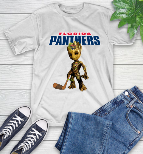 Florida Panthers NHL Hockey Groot Marvel Guardians Of The Galaxy T-Shirt