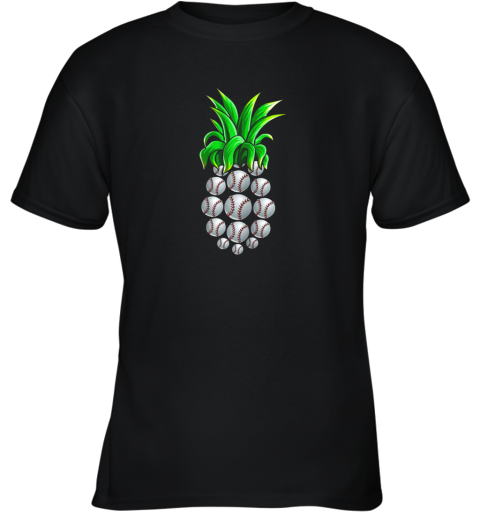 Pineapple Baseball Shirt Hawaiian Aloha Beach Gift Hawaii Youth T-Shirt