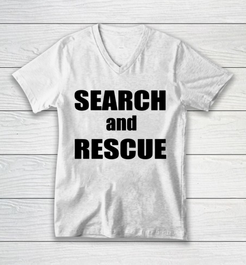 Trump Search And Rescue V-Neck T-Shirt