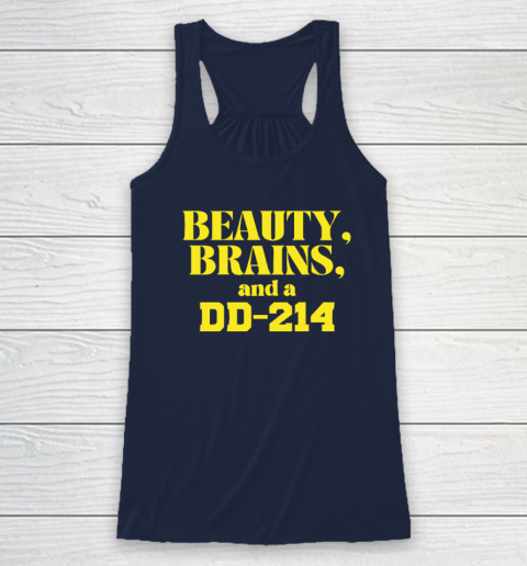 Beauty Brains And A DD-214 Racerback Tank 5
