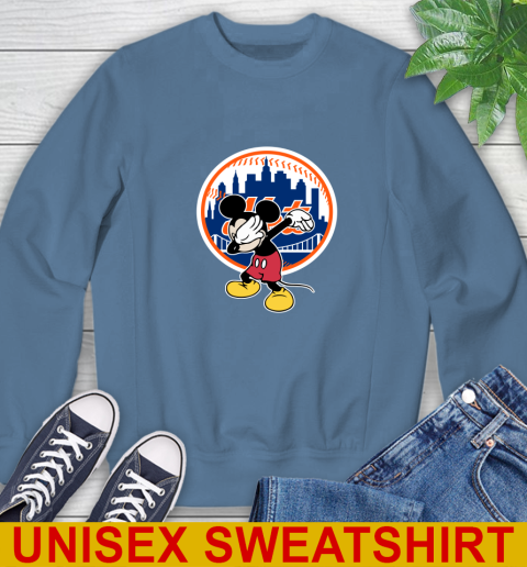 New York Mets MLB Baseball Dabbing Mickey Disney Sports Sweatshirt 8