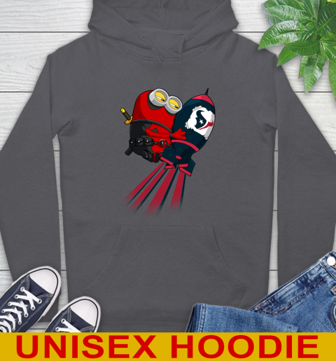 NFL Football Houston Texans Deadpool Minion Marvel Shirt Hoodie 7