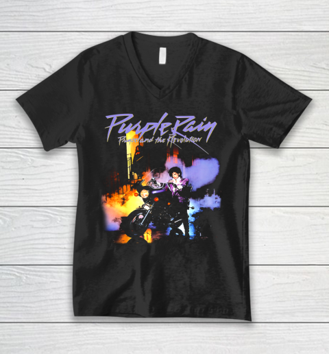 Purple Rain Prince And The Revolution V-Neck T-Shirt