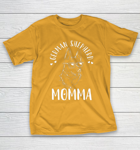 Dog Mom Shirt German Shepherd Momma Dog Mom Mama Gift T-Shirt 2