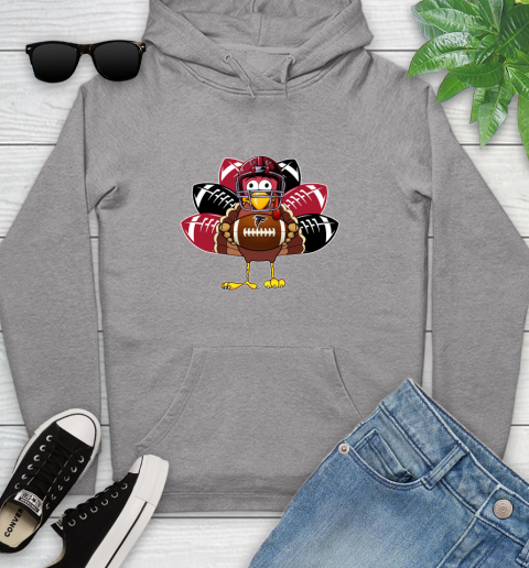 Atlanta Falcons Turkey Thanksgiving Day Youth Hoodie 6