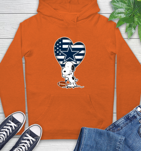 Dallas Cowboys NFL Football The Peanuts Movie Adorable Snoopy Hoodie 5