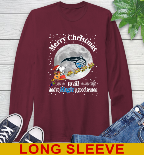 Orlando Magic Merry Christmas To All And To Magic A Good Season NBA Basketball Sports Long Sleeve T-Shirt 7