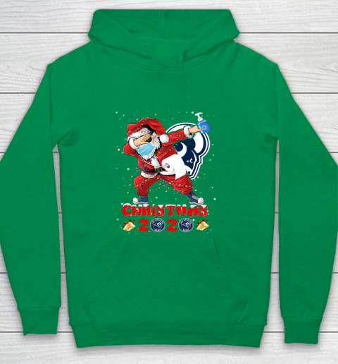 Los Angeles Rams Funny Santa Claus Dabbing Christmas 2020 NFL Youth Hoodie 4