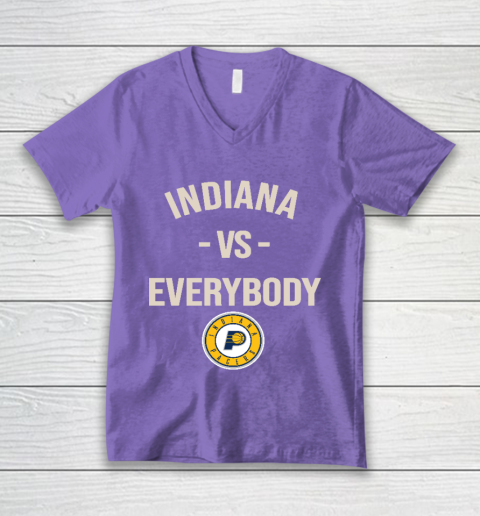 Indiana Pacers Vs Everybody V-Neck T-Shirt 8