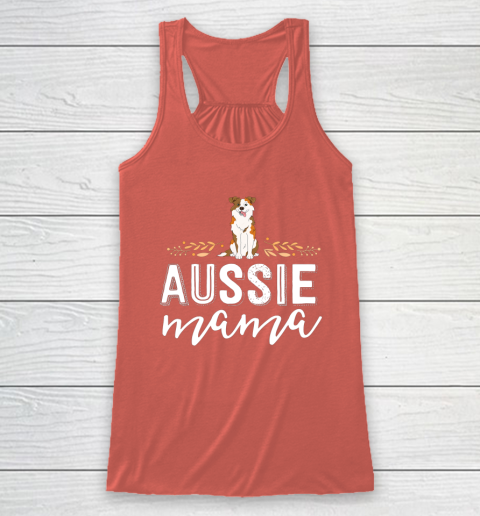Dog Mom Shirt Aussie Mama Dog Mom Shirt For Women Australian Shepherd Racerback Tank 3
