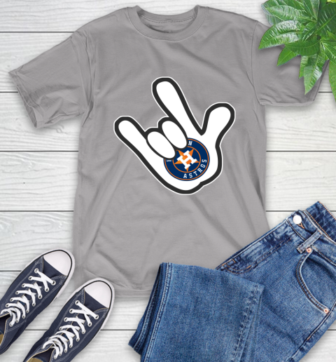Houston Astros MLB Baseball Mickey Rock Hand Disney T-Shirt 6