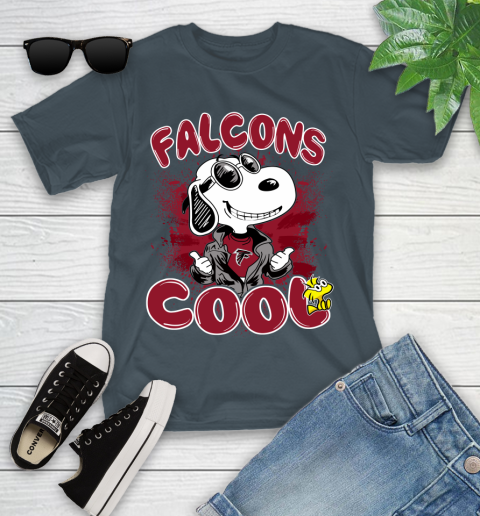 NFL Football Atlanta Falcons Cool Snoopy Shirt Youth T-Shirt 9