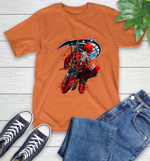 NBA Deadpool Marvel Comics Sports Basketball Orlando Magic T-Shirt 5