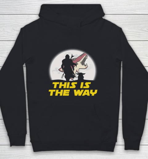 Arizona Coyotes NHL Ice Hockey Star Wars Yoda And Mandalorian This Is The Way Youth Hoodie