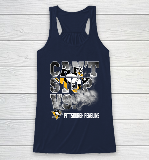 NHL Pittsburgh Penguins Hockey Can't Stop Vs Racerback Tank 8
