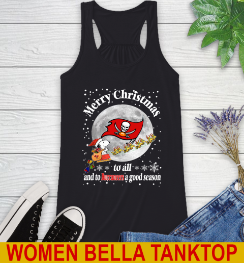 Tampa Bay Buccaneers Merry Christmas To All And To Buccaneers A Good Season NFL Football Sports Racerback Tank