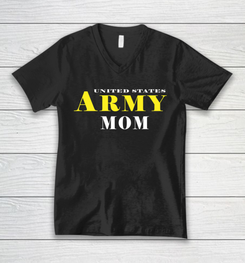 Mother's Day Funny Gift Ideas Apparel  Army Mom Gift t shirt MOM Gift gift for mom T Shirt V-Neck T-Shirt