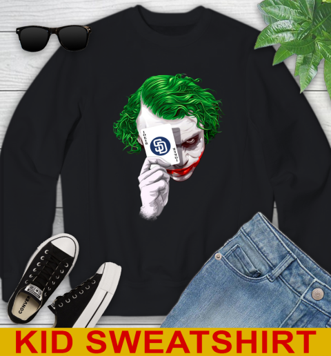 San Diego Padres MLB Baseball Joker Card Shirt Youth Sweatshirt