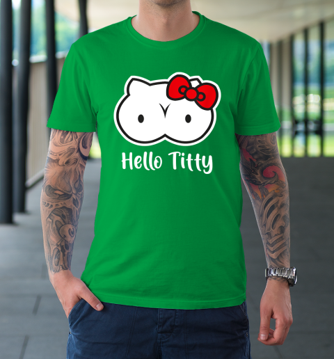 New Shirt Hello Titty T-Shirt Usa Size S-5XL
