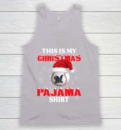Milwaukee Brewers This Is My Christmas Pajama Shirt MLB Tank Top 3
