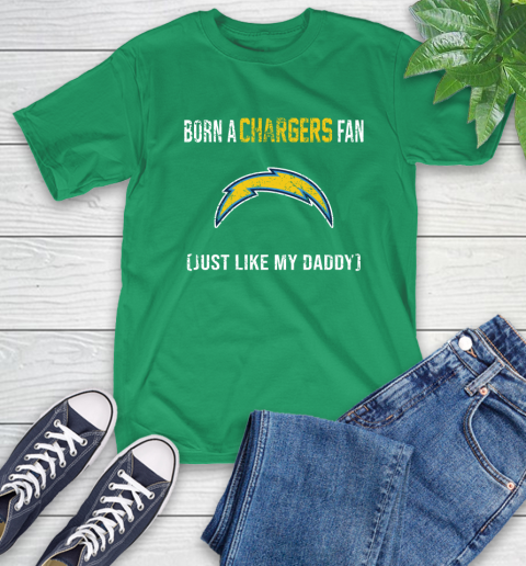 NFL Los Angeles Chargers Football Loyal Fan Just Like My Daddy Shirt T-Shirt 8