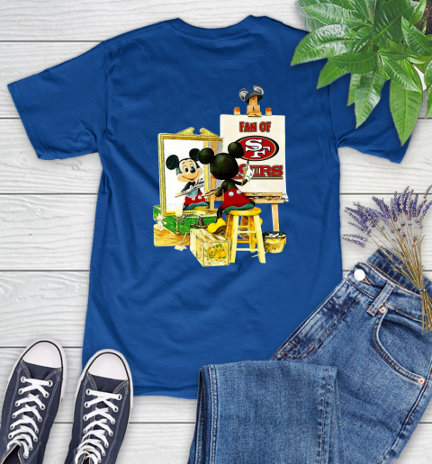 NFL Football San Francisco 49ers Mickey Drawing Shirt 91