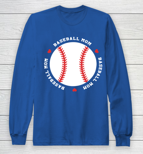 Mother's Day Funny Gift Ideas Apparel Baseball Mom Gift For Mothers Day T  Shirt Long Sleeve T-Shirt