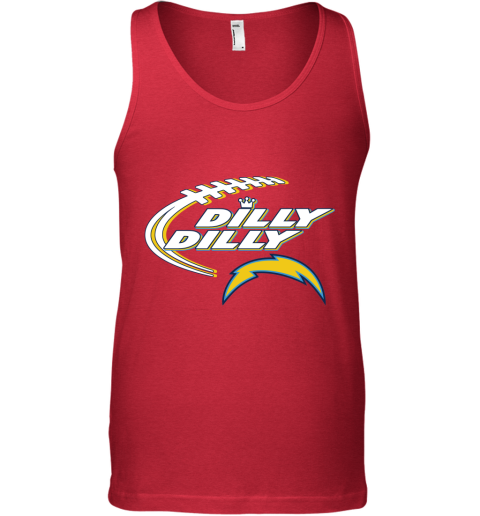 NFL Los Angeles Chargers Dilly Dilly Football Sports RmoMnqWSBJU unisex tank 17 95 151514 front red