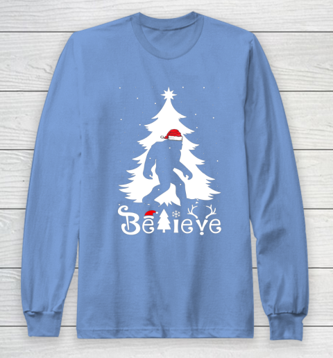 Bigfoot Christmas Gifts For Men Boys Girls Funny Christmas Long Sleeve T-Shirt 8