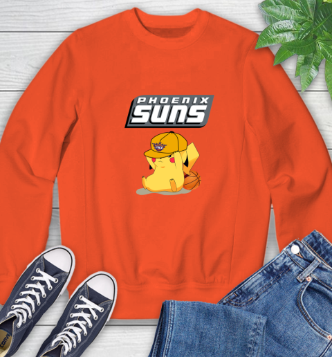 NBA Pikachu Basketball Sports Phoenix Suns Sweatshirt 4