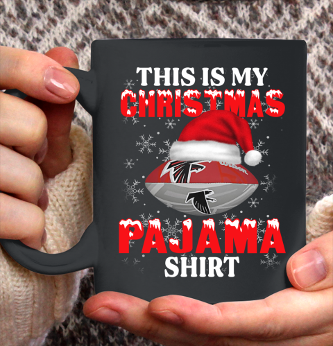 Atlanta Falcons This Is My Christmas Pajama Shirt NFL Ceramic Mug 11oz