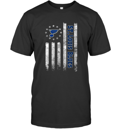 NHL American Flag Hockey Sports St.Louis Blues T-Shirt