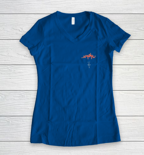 Circus Maximus Travis Scott (Print on front and back) Women's V-Neck T-Shirt 5