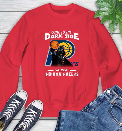 NBA Come To The Dark Side We Have Indiana Pacers Star Wars Darth Vader Basketball Sweatshirt 10