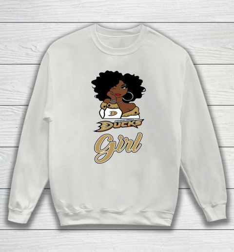 Anaheim Ducks Girl NHL Sweatshirt 5