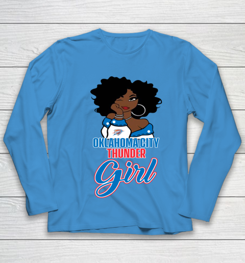 Oklahoma City Thunder Girl NBA Youth Long Sleeve 7