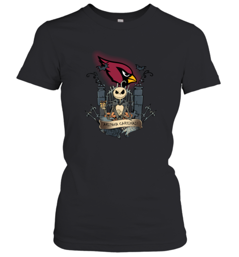 Arizona Cardinals Jack Skellington This Is Halloween NFL Women's T-Shirt