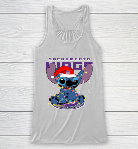 Sacramento Kings NBA noel stitch Basketball Christmas Racerback Tank