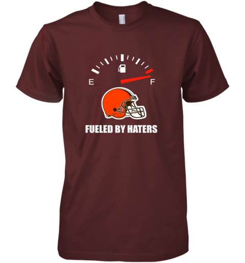 ri5p fueled by haters maximum fuel cleveland browns premium guys tee 5 front maroon
