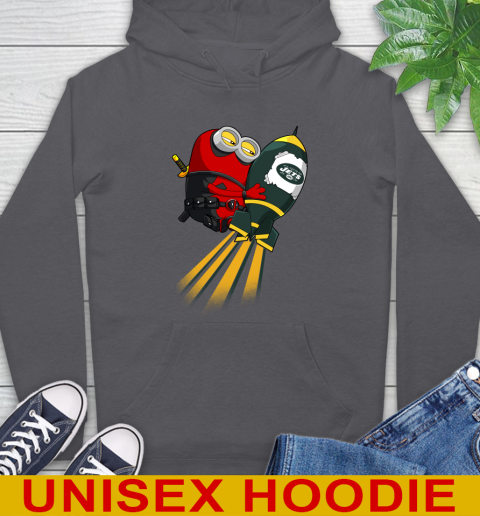 NFL Football New York Jets Deadpool Minion Marvel Shirt Hoodie 7