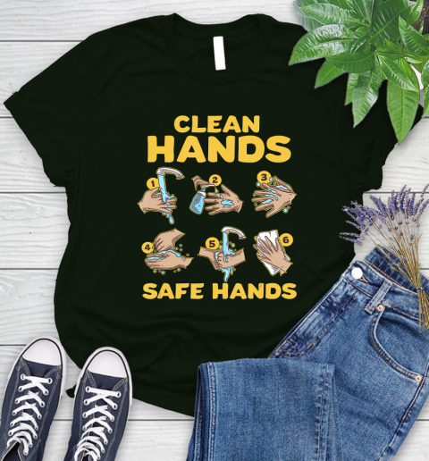 Nurse Shirt Washing Clean Hands Safe Hand Hygiene Wash Save T Shirt Women's T-Shirt 5
