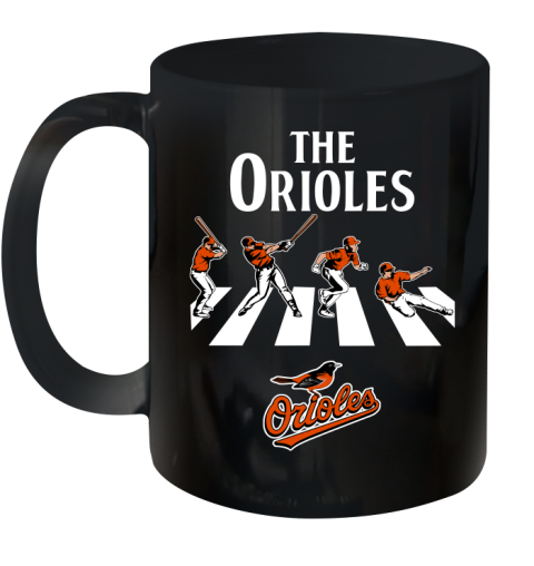 MLB Baseball Baltimore Orioles The Beatles Rock Band Shirt Ceramic Mug 11oz