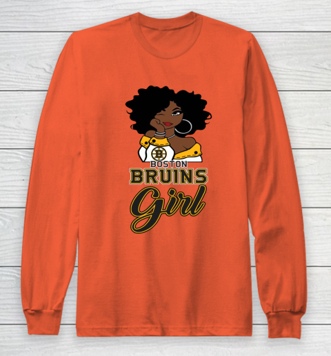 Boston Bruins Girl NHL Long Sleeve T-Shirt 5