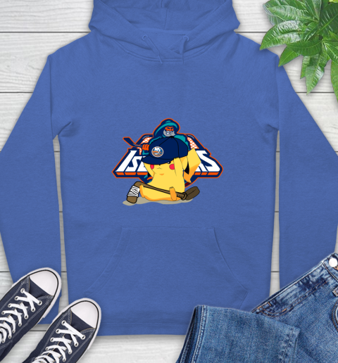 NHL Pikachu Hockey Sports New York Islanders Hoodie 9