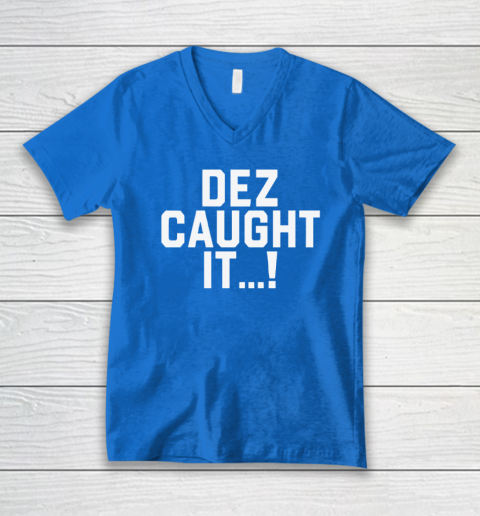 Dallas Cowboys Dez Caught V-Neck T-Shirt 4