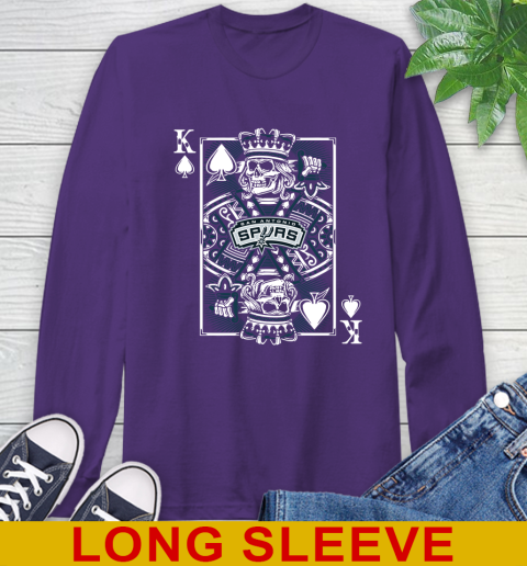 San Antonio Spurs NBA Basketball The King Of Spades Death Cards Shirt Long Sleeve T-Shirt 5