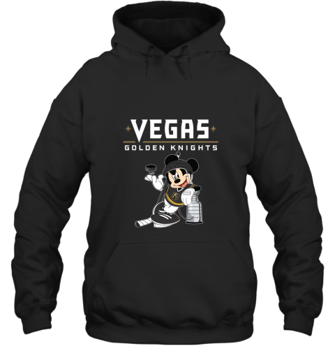 Mickey Vegas Golden Knights With The Stanley Cup Hockey NHL Hoodie